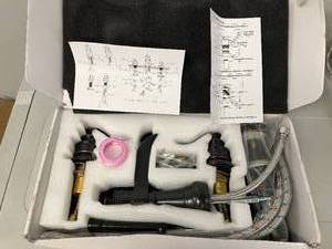lot 32 image: BWE 8 in. Waterfall Widespread 2-Handle Bathroom Faucet With Pop-up Drain Assembly in Oil Rubbed Bronze