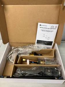 lot 40 image: Glacier Bay Dorind 8 in. Widespread 2-Handle High-Arc Bathroom Faucet in Brushed Nickel