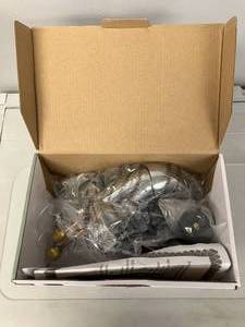 lot 43 image: EZ-FLO Prestige Collection 4 in. Centerset 1-Handle Bathroom Faucet in Chrome with Brass Pop-Up