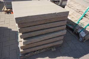 lot 38 image: Autumn Brown Natural Stone Pillar Caps