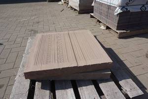 lot 64 image: Autumn Brown Natural Stone Pillar Caps
