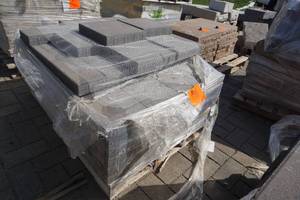 lot 103 image: Catalina 3 Piece Fossil Beige Colored Patio Pavers