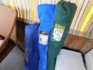 lot 152 image: Camping Outdoor Collapsible Chairs
