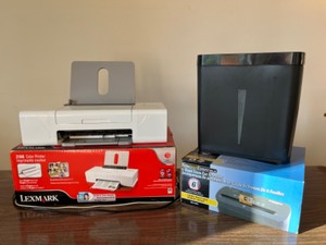 lot 115 image: Household Office Supplies, Paper Shredder, Printer...