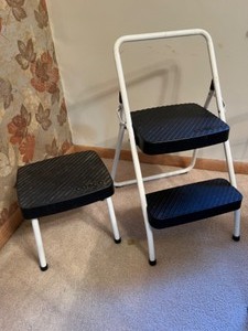 lot 64 image: (2) Household Furniture Utility Stepstools...