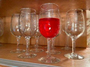 lot 37 image: Collectible Barware Stemware Crystal Etched