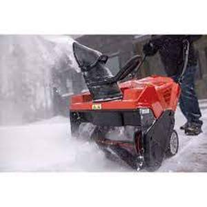 lot 3 image: Troy-Bilt Squall 21 in. 179 cc Single-Stage Gas Snow Blower with Electric Start and E-Z Chute Control