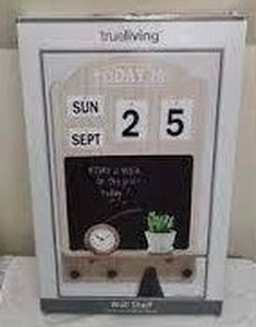 lot 40 image: Trueliving Calender Chalk Board Decorative Wall Self-13.4 x 21.2-Today is