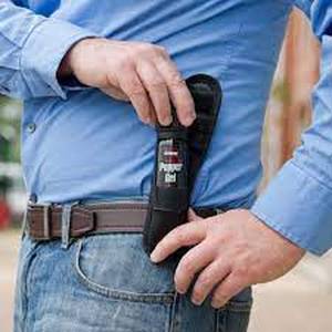 lot 49 image: SABRE Tactical Pepper Gel with Flip Top and Belt Holster