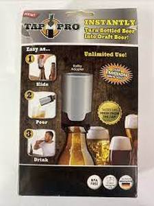 lot 57 image: Set of 3 Tap Pros-Turn Bottled Beer into Draft Beer