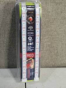 lot 15 image: Acellories Vehicle LED Red Strip Lights IP65 28 Inch