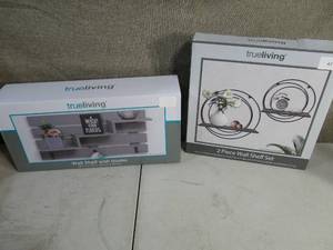lot 43 image: Set of 2 Trueliving Wall Shelves