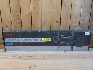 lot 133 image: Rocketfish - Tilting TV Wall Mount for Most 32-90 TVs - Black