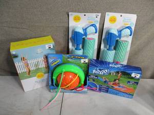 lot 155 image: Lot of Yard Water Fun-Sprinklers-Slides-Water Guns