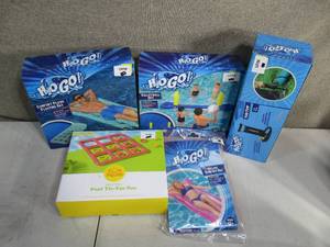 lot 156 image: Pool Fun Inflatables and Games with Pump