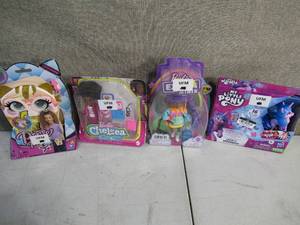 lot 217 image: Girls Bundle-My Little Pony-Barbie Extra Mini-Chelsea Can Be-Purse Pets