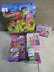 lot 236 image: Encanto Extravaganto Lot- Madrigal Family Surprise Pack-Baby Alive Foodie Cuties- Raya Suprise Figure-Friendship Bracelet-Press on Nails