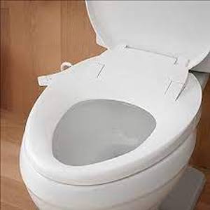 lot 306 image: KOHLER 98804-0 Purewash Elongated Manual Bidet Toilet Seat, Non-Electric Bidet with Adjustable Bidet Sprayer for Existing Toilets, White