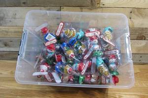 lot 6 image: Tote FULL of Solar Christmas Characters