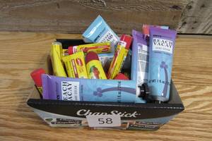lot 58 image: Oynx Professional Hand Creams & Carmex Chapsticks