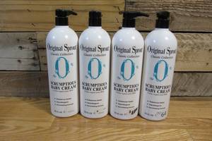 lot 64 image: Lot of FOUR Original Sprout Scrumptious Baby Cream 32oz