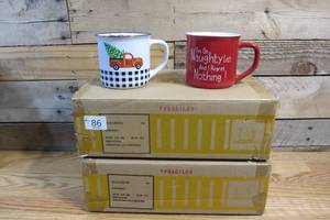lot 86 image: Twelve 16 oz. Camper Mugs