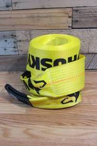 lot 116 image: Two - Husky 4 in. x 30 ft. Vehicle Recovery Strap