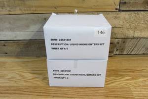 lot 146 image: 12 packs of Liquid Highlighters