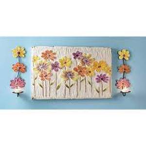 lot 250 image: Two Sets of 2 Flower Sconces
