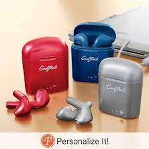 lot 273 image: CoolPods True Wireless Earbuds - Red