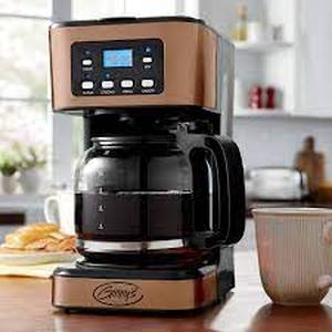 lot 277 image: Ginnys 12-Cup Coffee Maker - Copper