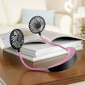 lot 292 image: Hands-Free Portable Neck Fan - pink