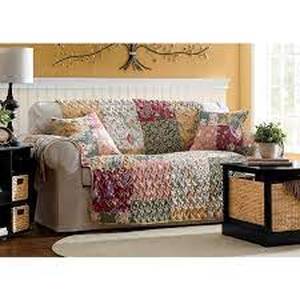 lot 309 image: Quilted Furniture Protector and Pillow Cover - Loveseat