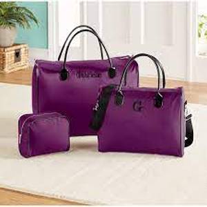lot 328 image: 3-Piece Weekender Set - Purple