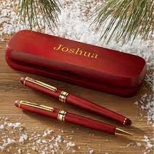 lot 344 image: Wood Pen Set in Gift Box