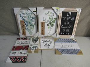 Faith Family Love Laundry Kitchen Home Wall Decor