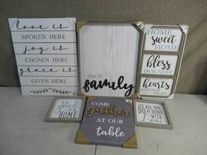 Faith Family Love Blessed Home Wall Decor