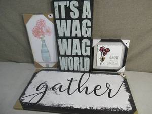 Grow Gather Wag Wag World Home Wall Decor