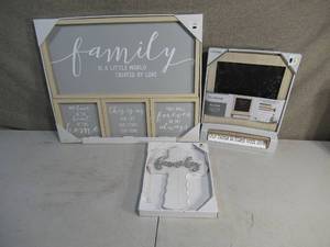 Family Theme Chalk Board Home Wall Decor