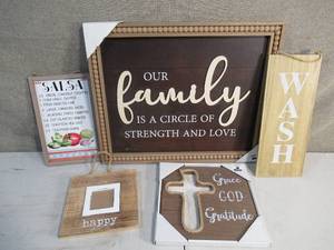 Rustic Style Frame Home Wall Decor