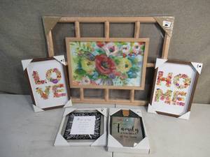 Floral Home Wall Decor and Key Shelf