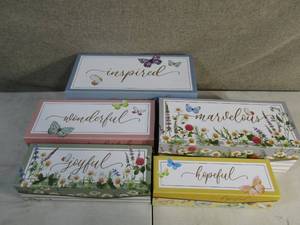 Set of 5 Inspired Wonderful Hopeful Joyful Gift Boxes