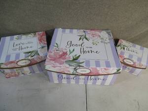 Set of 3 Home Love Theme Gift Boxes