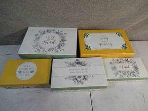 Set of 5 Life Inspiration Gift Boxes