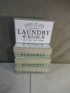 Set of 4 2 Pack Kitchen Laundry Theme Gift Boxes