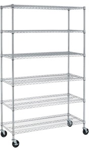 lot 87 image: 6-Shelf Wire Shelving Unit