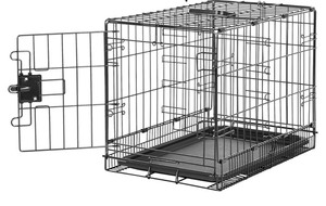 lot 2478 image: 22 Foldable Metal Dog Crate