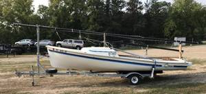 1983 Spindrift 17 Sailboat w Trailer