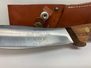 lot 7 image: J. Russell & Co - Green River Works Fixed Blade Knife