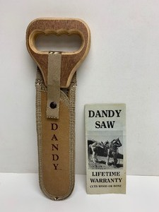 lot 19 image: Ron Grachen Wood or Bone Cutting DANDY Saw